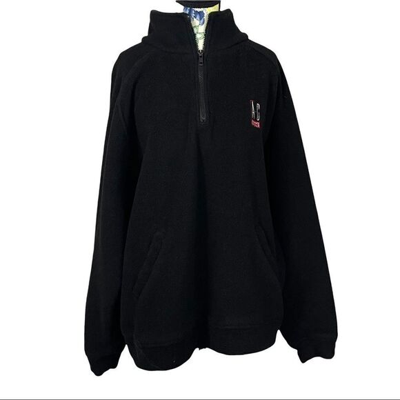 AG Advance Group Haircare Vintage Pullover 1/2 Zip Fleece Jacket Size L - Picture 1 of 2